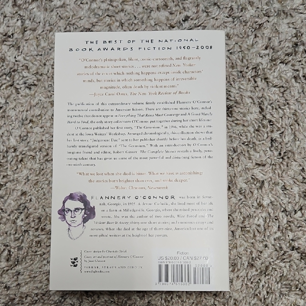 The Complete Stories by Flannery O'Connor Book - Picture 2 of 2